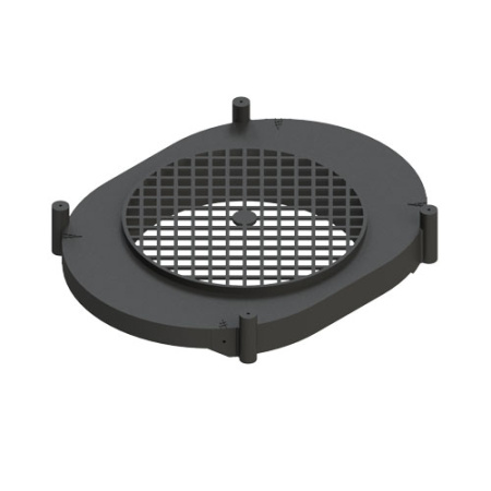 Аэратор кровельный TP-88/N | Кровельный вентиль для кровли из профнастила НС-35 Чёрный