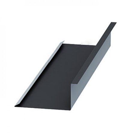 Планка примыкания нижняя (250*122), PURMAN 0.5мм RAL 7024 2м