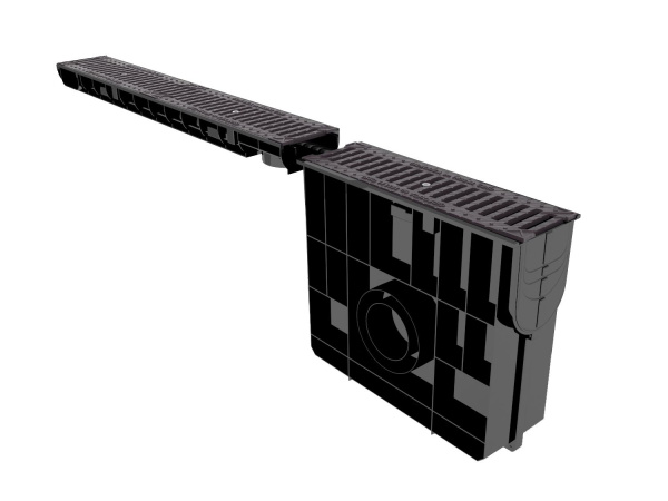 Пескоуловитель Gidrolica Standart ПУ-10.16.42 - пластиковый (в комплекте: крепеж+корзина)