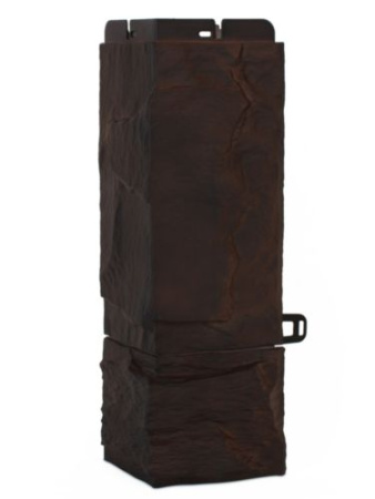 Угол фасадной панели «Альта-Профиль», гранит альпийский