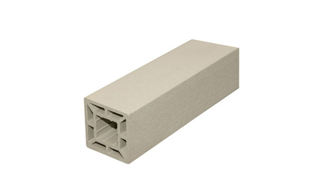 Столб заборный CM Railing 3000*90*90 мм WHITE WOOD (Белое дерево)