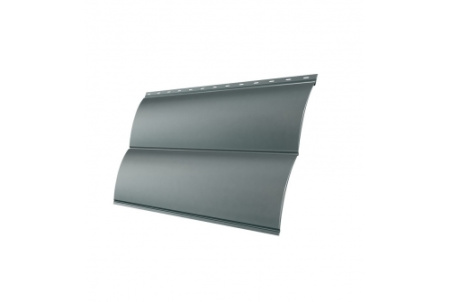 Блок-хаус new Grand Line 0,45 PE RAL 9006 бело-алюминиевый